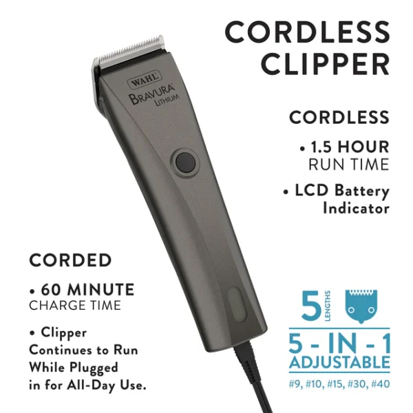 Wahl Bravura Gunmetal 41870-0425WA - Image 3