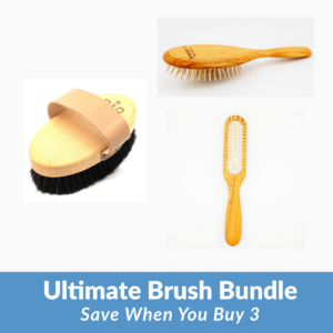 Brush Bundle 1 Wood Pin and Strap Ionic Brush Bundle